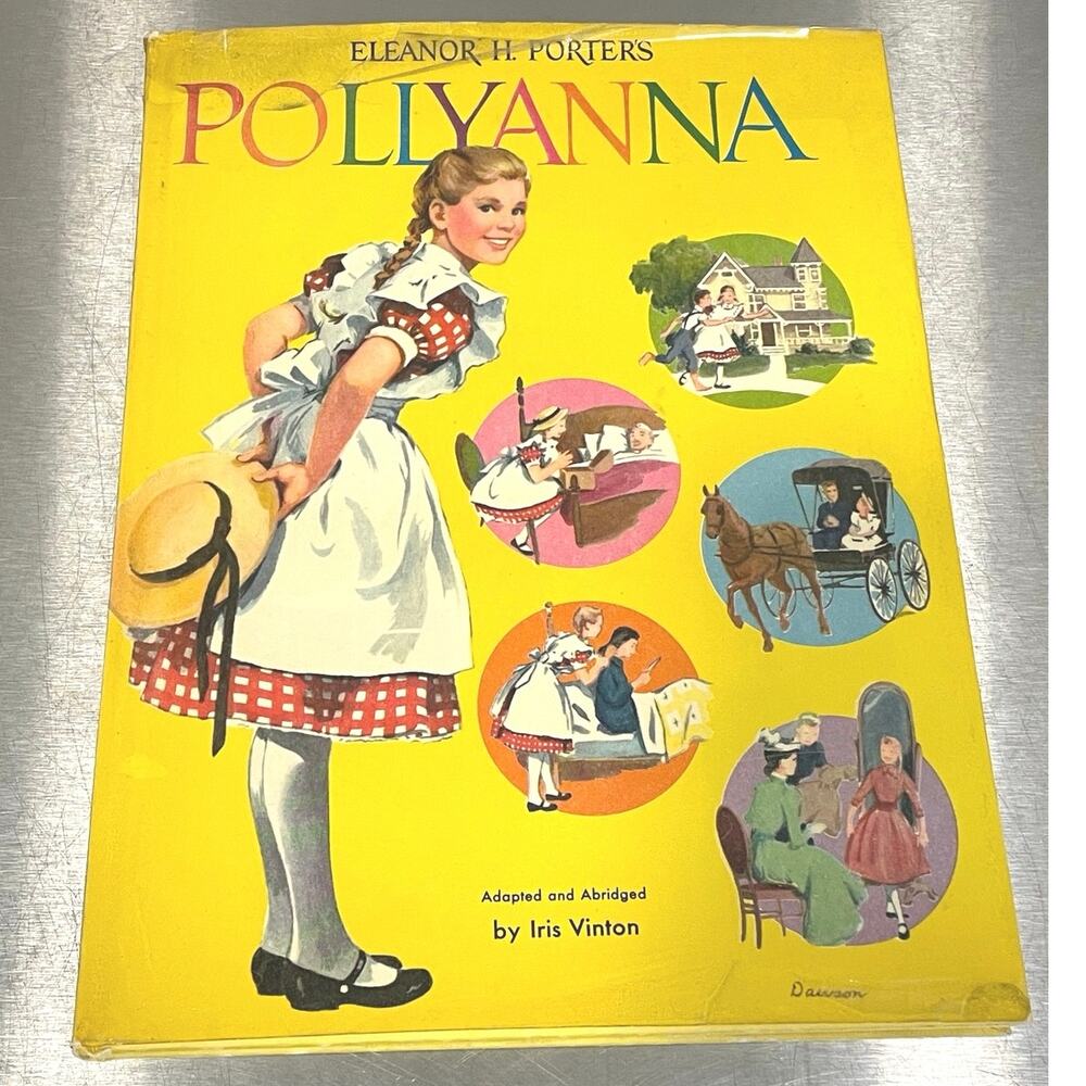 1960 POLLYANNA Eleanor H. Porter's, Grosset & Dunlap, Illustrated, HC 1st Ed DJ